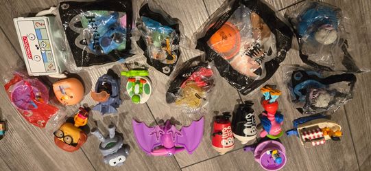 Large Lot of Fast Food Kids Meal Toys – Mixed Collection