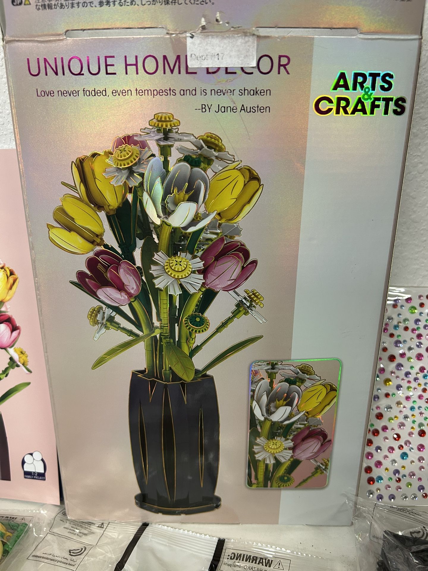 Tulips In Vase “Lego” Style