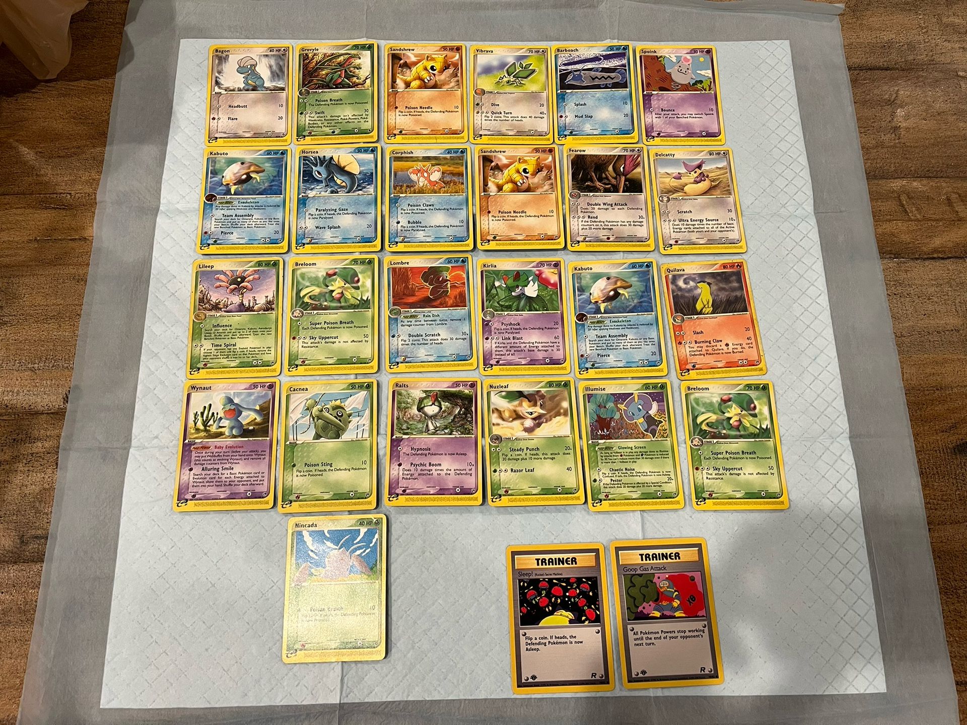 27 Vintage E Series Pokemon Cards With 2 First Edition Cards