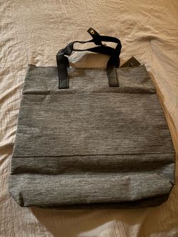 Tote bag gray in black new
