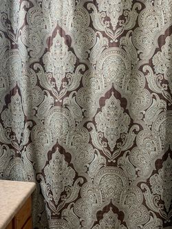 Shower Curtain and 2 Matching Towel Sets