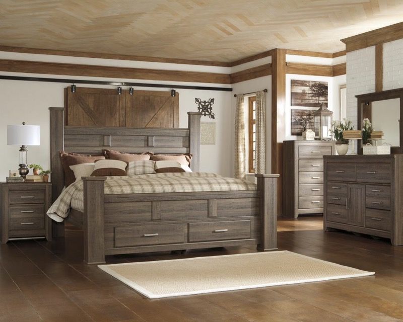 NEW Ashley King Complete Bedroom Group We Deliver