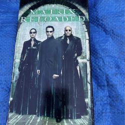 Two Kernu Reeves - Matrix Reloaded and Johnny Mnemonic VHS movies both for $20.00