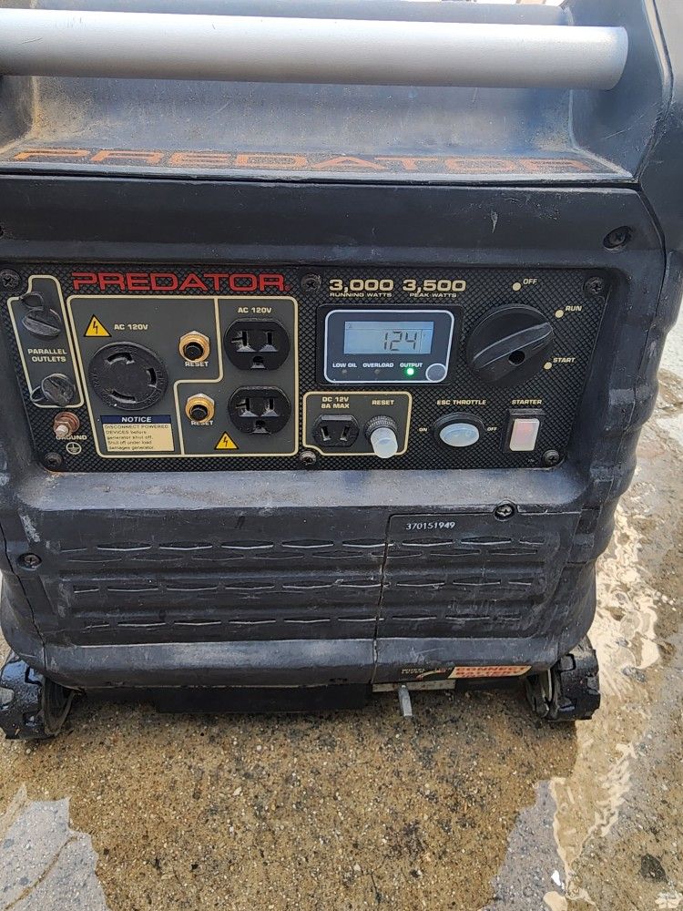Predator Generator Inverter 3500