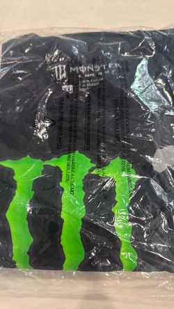 Monster Energy Black Graphic T-Shirt XL