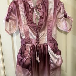 Elegant Gracia Fashion Pink Satin Ombré Dress—Size M—Great Conditions 