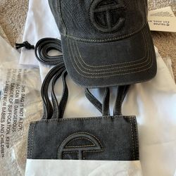 Telfar Small Black Denim 