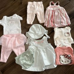 Bundle of Newborn Girl clothes 