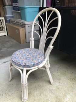 White Rattan Chair
