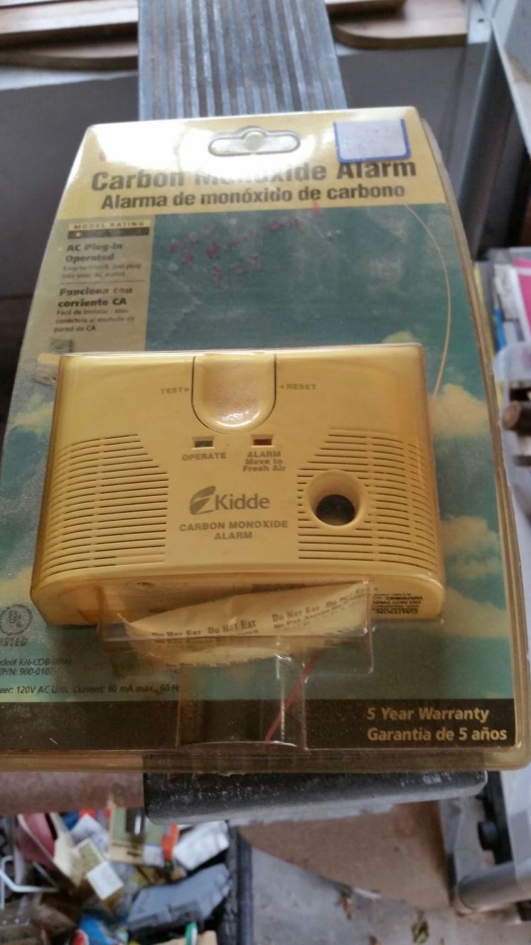 Carbon monoxide detector new