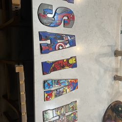 Marvel/name platter wall decor