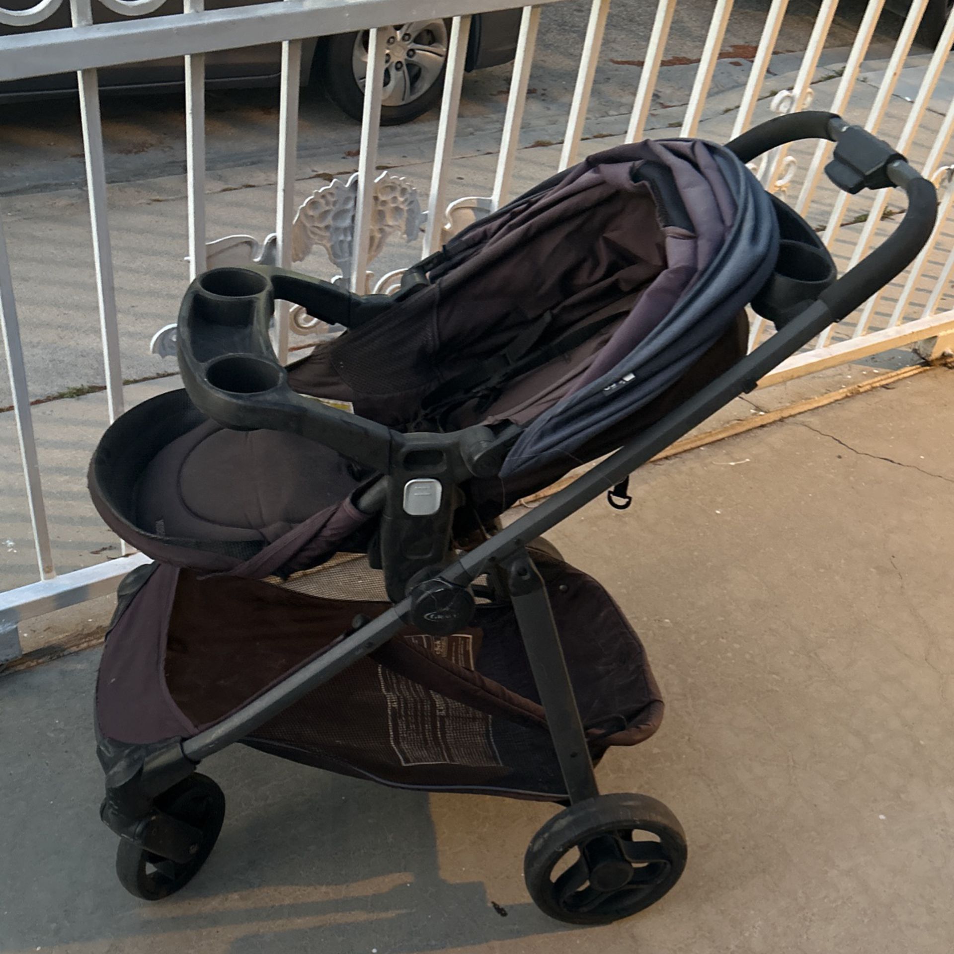 Stroller With Baby Basket
