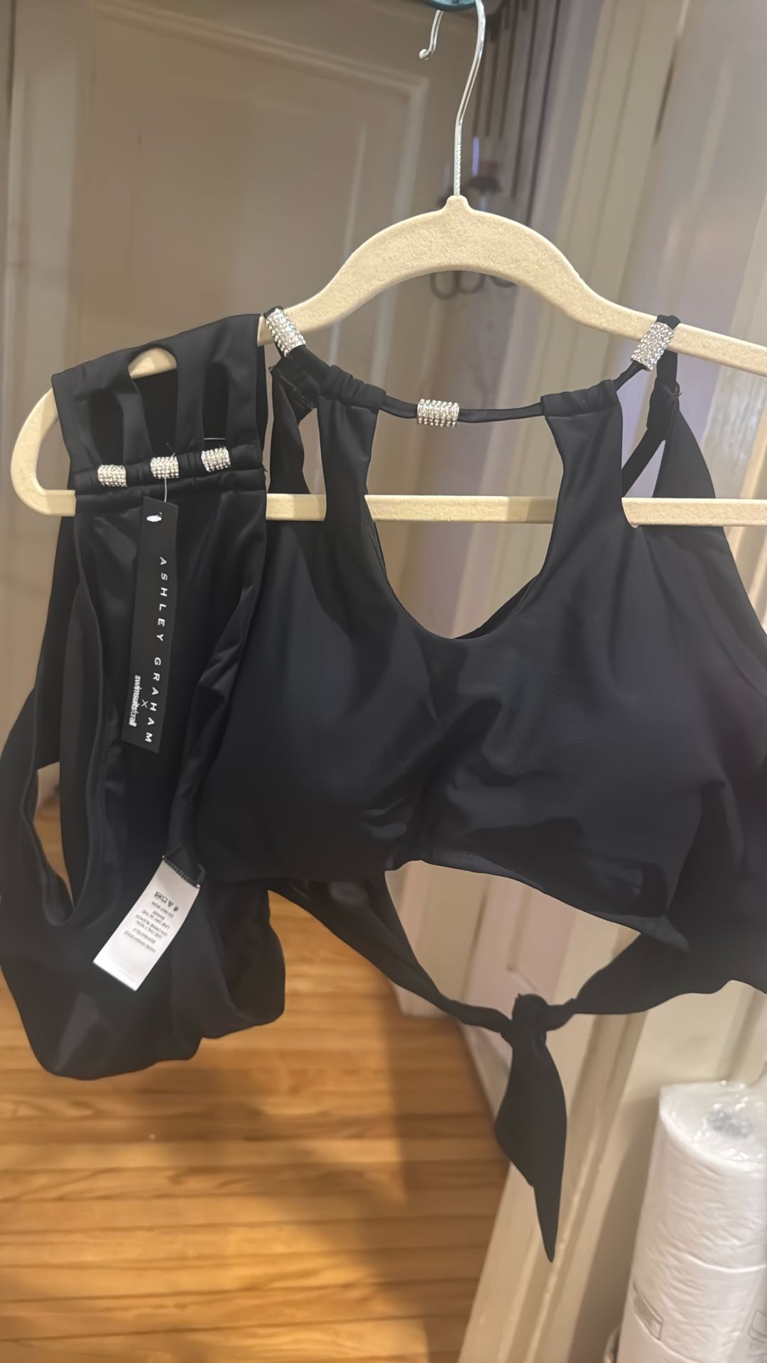 Halter Jeweled Size 14 Ashley graham Never Worn With Tags Bikini