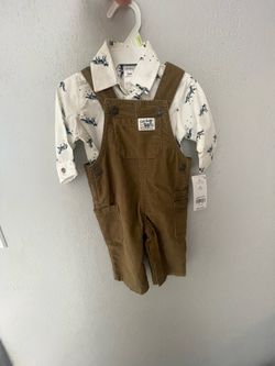 Carter’s Baby Boy 2-Piece Outfit – 3 Months (NEW with Tags) 🦕🤎