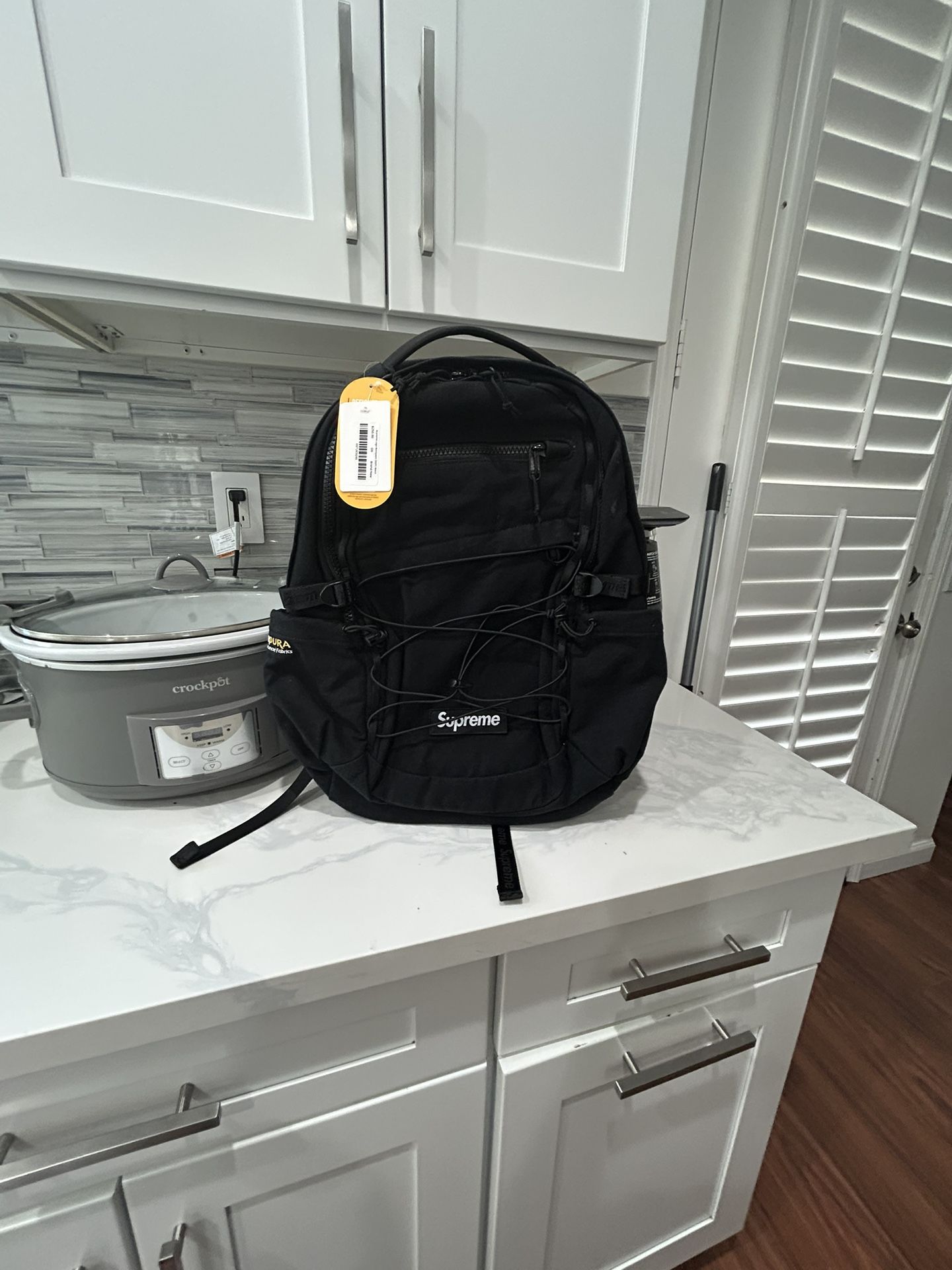 Supreme Black Backpack