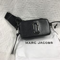 Marc Jacobs Colorblock Snapshot Crossbody bag   Black