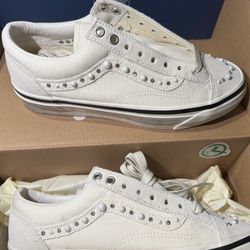 Pearlized Vans Marshmallow 