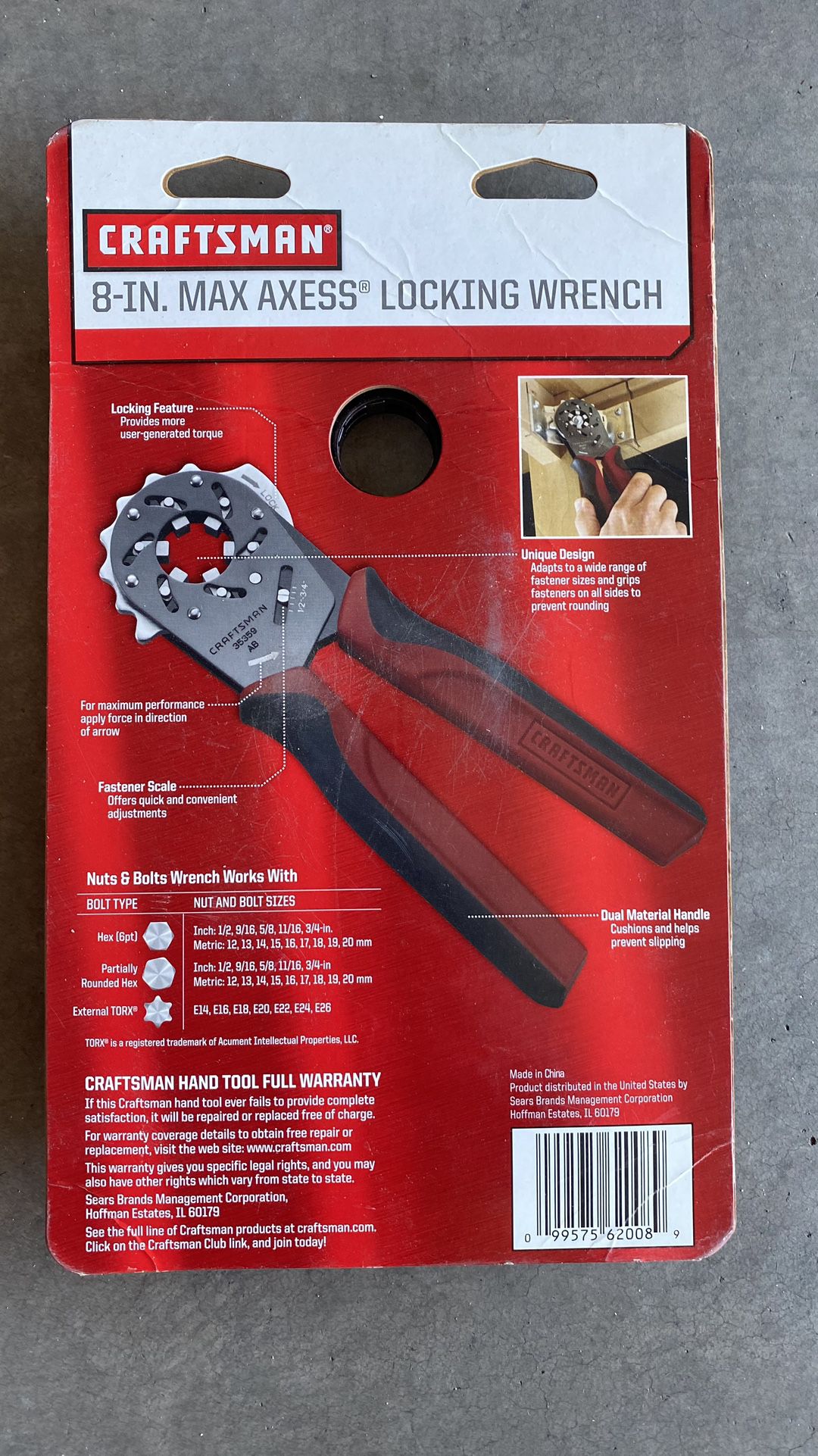 CRAFTSMAN 8-IN. MAX AXESS® LOCKING WRENCH