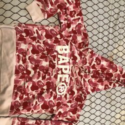 Pink Bape Hoodie 