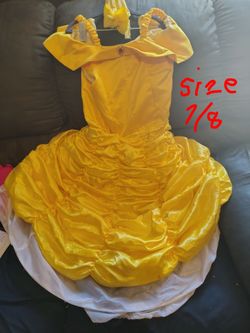 Princess Belle costume w/ hoop slip & hair tie