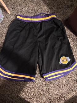 Ultra Game Los Angeles Lakers Black & Purple Basketball Shorts