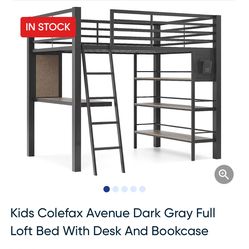 Loft Bed with desk - full