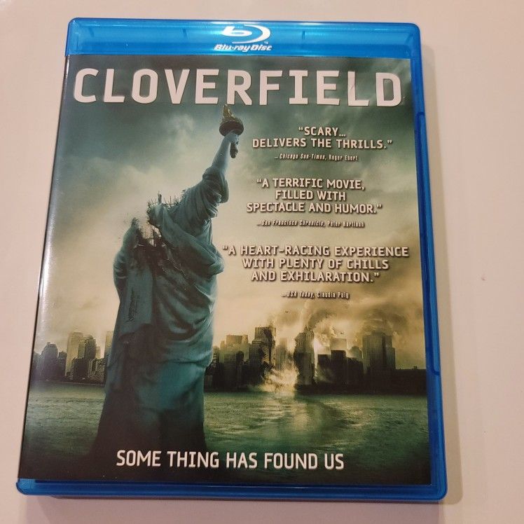 $5 BLU RAY , CLOVERFIELD. BLU RAY / DVD COMBO ONLY NO DIGITAL $5 OR TRADE FOR A MOVIE TITLE I DO NOT ALREADY OWN.