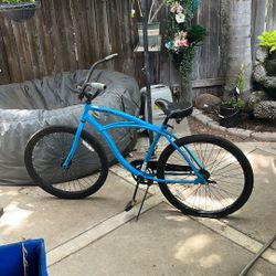Blue Cruiser Bike