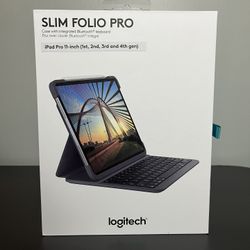 Logitech Slim Folio Pro Backlit Bluetooth Keyboard Case for iPad Pro 11-inch