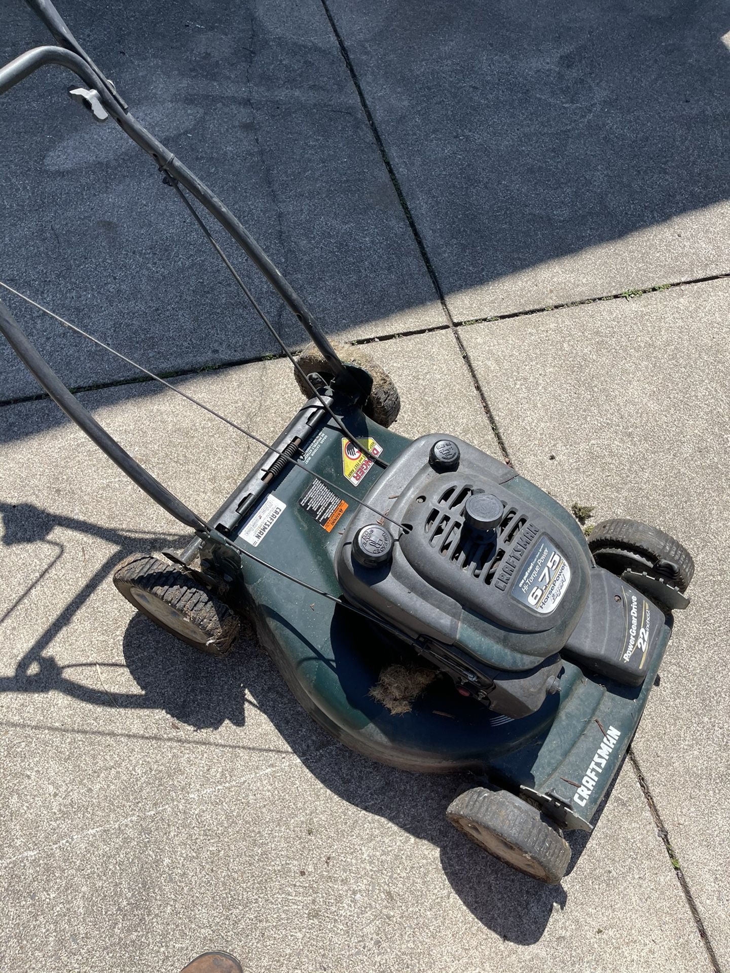 Craftsman Self Propelled Lawn Mower 22”