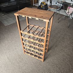 Oak Wine Rack 