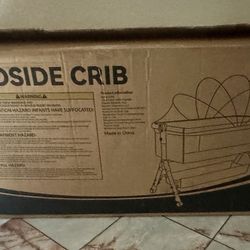 Baby Bedside Crib Pink