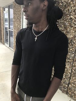 Iced out pendant with tennis chain