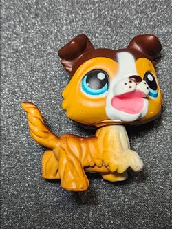 Lps #237 border collie dog