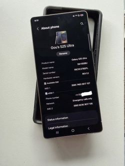 Samsung Galaxy S25 Ultra 512GB (Unlocked) **Read the Whole Description**
