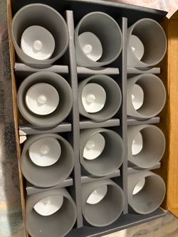 Frosted Votives and LED Flickering Tealight