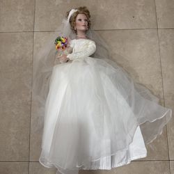 Vintage Porcelain Doll