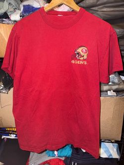 Vintage San Francisco 49ers Red / Gold Embroidered Tshirt Size Men’s Small Y2K