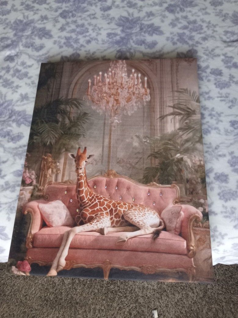 Giraffe Soft Poster