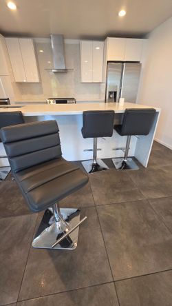 Gray modern Bar chairs