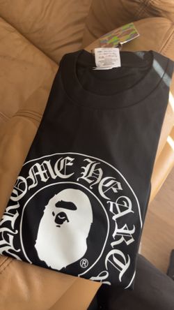 Black Bape x Chrome hearts tee