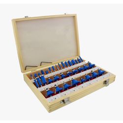 $25 ABN 1/4in Shank Tungsten Carbide Router Bits for Woodworking - Wood Router Bit Set