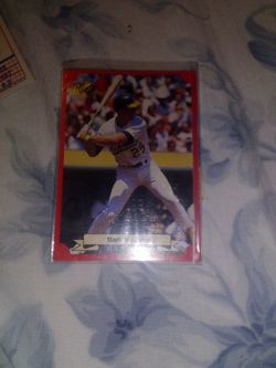 1988 Classic Baseball Mark McGwire