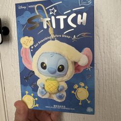Disney Stitch Plush Pendant Blind Box – “Eat Something Before Sleep”
