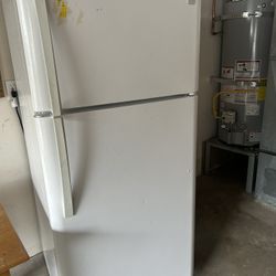 Garage Refrigerator With Freezer On Top, $25