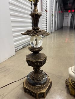 2 vintage lamps