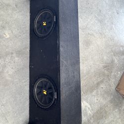 10”” Kicker Subwoofers Set.