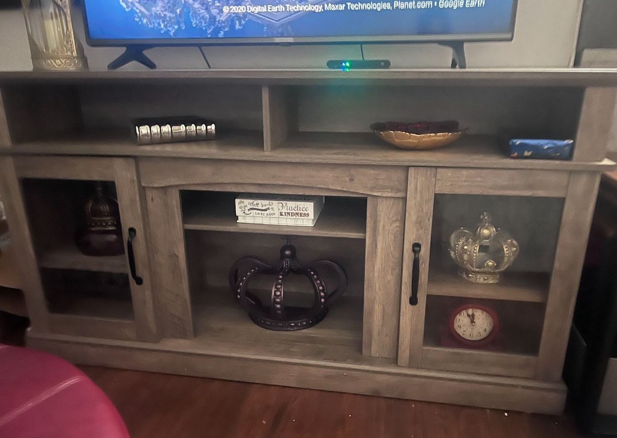 Media Console /  Entertainment Center in Gray