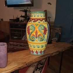 Old Large Vase Hand Made M6