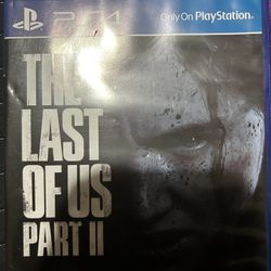 PS4 The Last Of Us Pt.2 And Naruto Game ( NEED GONE)